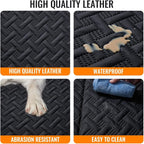 MAXFUT Dog Back Seat Extender,Backseat Pet Cover for Dogs,Rear Dog Car Seat Cover for Back Seat,Hard Bottom Car Seat Cover for Dogs, Dog Hammock for Car