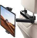 Car Headrest Tablet Holder - [Lockable] [3 in 1 Extension Arm] Upgrade Tablet Mount for Car Backseat, Gifts Road Trip Essentials for Kids, for iPad Pro Air Mini, Fire HD, 4.7-13" Tablets