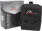Compact Tire Repair kit with Molle Storage Pouch. Heavy Duty Universal Tire Plug Kit, Easily Stores Inside Your UTV, ATV, Truck, Motorcycle, Overlanding Gear or RV
