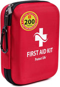 Survival First Aid Kit for Home/Business, Camping Survival Kits | Mini Travel First Aid Kit | Camping Equipment | Small Kits for Car | Outdoor Emergency Survivals Pack - 200pcs