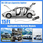 Car Cleaning Kit, Car Vacuum Interior Detailing Cleaner Kit with High Power Handheld Vacuum, Brush Set, Windshield Tool, Duster, Towels, Complete Car Care Tools for Women (Blue)