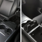 for Tesla Model Y 2024-2020 and Model 3 2023-2017 Accessories Center Console Organizer Tray Armrest Storage Box Silicone Sunglasses Coin Holder
