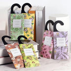 Large 12 Packs Fresh Linen Hanging Scented Sachets Long-Lasting Closet Deodorizer Air Freshener Fabric Refresher Odor Eliminator for Drawer Home Fragrance Gift Set