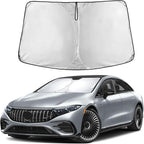 Windshield Sunshade Compatible for Mercedes Benz EQS 2022-2023 2024 2025, Sun Visor for Front Windshield & Window Sun Shade Cover, UV Heat Blocker & Protector, Car Accessories