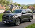 2023-2026 Tape-On Rain Guards for Toyota Sequoia Side Window Visor Deflectors Extra Thick Tinted Vent Shade Protectors 2024 2025