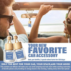 Car Air Freshener Diffuser 2 Pack Hanging Air Freshener Diffuser - VoIeano Lava Fragrance Oil Air D iffuser for Car, 45+ days Long Lasting Fragrance Made in USA (V53)