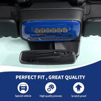 for Bronco Front Reading Light Panel Trim Cover Compatible with 2021-2025 Ford Bronco Interior Accessories 2-Door 4-Door, Blue (with AUX Switches)