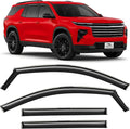 Voron Glass in-Channel Extra Durable Rain Guards for Chevrolet (Chevy) Traverse 2024-2026, Window Deflectors, Vent Window Visors, 4 Pieces - 200798