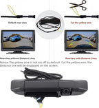 Tailgate Handle Rear View Backup Camera 6909004020 Compatible with Toyota Tacoma 2005-2015 Black Aftermarket Replacement Reverse Parking Liftgate Latch Handle Camera (RCA Connector)