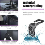 4 PCS Car Seat Headrest Hooks, Auto Backseat Organizer Hanger Holder, Vehicle Seat Back Storage Hooks for Purse Coat Umbrella Grocery Bag Handbag, Interior Car Accessories (Carbon Fiber)