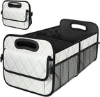 Car Trunk Organizer for SUV, Car Organizers and Storage with Reinforced Handles, Car Accessories for Women/Men 70L Waterproof Polyester Trunk Organizer(Large, Beige)