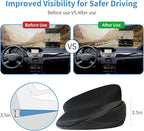 Car Seat Cushion for Car Seat Driver- Memory Foam Car Seat Cushions for Driving - Low Back & Tailbone Pain Relief Car Seat Pad (Black)