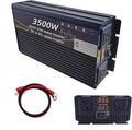 3500 Watt Power Inverter 12V DC to 110V AC Converter, RV Inverter, LED Display with 2 AC Outlets Dual Fans Radiating, for RV, Camp and Home, Electric Tool Pure Sine Wave Inverter (110V, 3500W 12V)