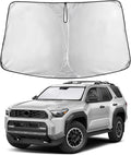 Windshield Sunshade Compatible for Toyota 4Runner 2025 2026 SR5, Trail, TRD (Off-Road, Premium, Pro) Limited, Front Window Sun Shade Cover, UV Heat Blocker & Protector, Car Accessories
