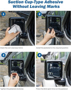 Blind Spot Mirror 2 Pack HD Frameless Convex Glass for Wide Angle View and Safer Lane Changing Compatible with Cars SUVs Trucks RVs upgraded non-marking suction & Long Lasting Durability