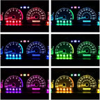 74 Led Bulb Dash Lights Super Bright T5 2721 37 86 286 Wedge PC74 Twist Socket Automotive Instrument Panel Gauge Light Kits Cluster Shift Indicator Interior Bulbs Green Pack of 20