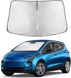 Windshield Sunshade Compatible for Chevrolet Bolt EV Hatchback 2017-2022 2023 2024, (Not for Chevy Bolt EUV) Sun Visor for Front Window Sun Shade Cover, UV Protector, Car Accessories