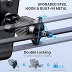Car Vent Phone Mount for Car [Military-Grade Hook Clip] Phone Stand for Car [Thick Cases Friendly] Air Vent Clip Cell Phone Holder for Smartphone, iPhone, Automobile Cradles Universal.