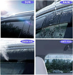 Window Visors for 2014-2020 Nissan Rogue, Outside Mount Tape-On Rain Guards, 4-Piece Set Vent Shade Deflectors
