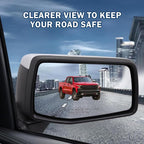 Right Passenger Side Mirror Compatible With 2019-2025 Chevy Silverado 1500 With Manual Folding Power Glass Temperature Sensor Non-Heated Without Turn Signal Chrome Replace#GM1321582(5Pins)