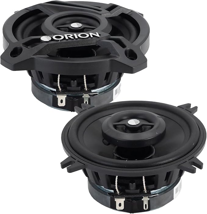ORION Cobalt Series CB42 4” 2-Way Coaxial Car Speakers, 160W, 4 Ohms, Full Range, Enhanced Bass, Polypropylene Cone & Butyl Rubber Surround, Easy Install (Pair)
