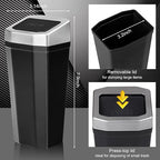 Car Trash Can with Lid - 2 Packs Mini Car Garbage Can Bin for Cup Holder - Silve Small Leakproof Vehicle Trash Bin for Back Seat, Cute Automotive Accessories Organizers and Storage for Door SUV Truck