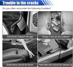 Car Cup Holder, PU Leather Cover Auto Front Seat Organizer, Black | Multifunctional Cup Drink Holder, Gap Filler Coin Bucket Storage Box, Console Side Pocket, Cell Mobile Phone Holder
