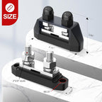 Marine Bus Bar 12V 250A Power Distribution Block 12 Volt DC Busbar 3/8" Dual Studs Battery Bus Bar for Boat Automotive Solar System