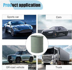 Collapsible Trash Can Car Garbage Bag - Leather Pop-up Car Trash Bin with Elastic Band - Hanging Foldable Garbage Can Vehicle Waste Basket Bin - Double-Layer Washable Bag for Cars Camping (Grey)