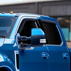 Goodyear Shatterproof Window Deflectors for Ford F250 to F550 Super Duty 2017-2026 Crew Cab, Tape-on Rain Guards, Window Visors, Vent Deflector Visor, Car Accessories, 4 pcs. - GY008899
