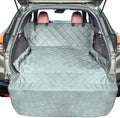 SUV Cargo Liner for Dogs, Water Resistant Pet Cargo Cover Dog Seat Cover Mat for SUVs Sedans Vans with Bumper Flap Protector, Non-Slip, Large Size Universal Fit, Grey