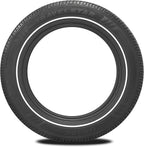 Set of 4 (FOUR) UN106 All Season 155/80R13 14mm White Wall Radial Passenger Car Tire- 155/80-13 79T + Three-Year Road Hazard Warranty Included 155/80/13 (Tire Only)