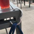 Bag Hanger Collection, The Ring that Opens into a Hook, Auto Closes | Holds 15 kg, Needs only 10mm to Hang a Hand Bag, Easy to Use with One Hand, The Instant Bag Hanger, 3 yr Warranty