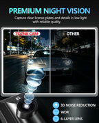 Dual Dash Cam Front 4K+2.5K Rear, 5.8GHz Wi-Fi, 20MB/s Fastest Download Speed with APP, WDR Night Vision, 2160P Dash Camera for Cars, 3" IPS, 24H Parking Mode, Free 64GB Card Included