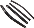 WD2-312 Dark Smoke 4 Pcs Set Window Visor (Outside Mount) Deflector Rain Guard Compatible with 1999-2007 Mazda MPV