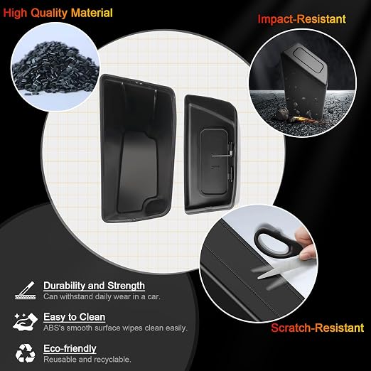 for Corolla Cross Trash Can for 2022-2025 Toyota Corolla Cross Small Car Trash Bin for Side Front Right Door Mini Trash Garbage Bin w/Lid for Toyota Accessories (Corolla Cross Right Side)