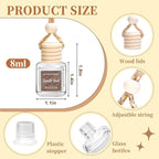 6 Pack Car Air Freshener - Mothers Day Gift for Her, Hanging Air Freshener Essential Oil Diffuser, Romantic Car Scents Cute Auto Decor Birthday Gifts for Women/Men