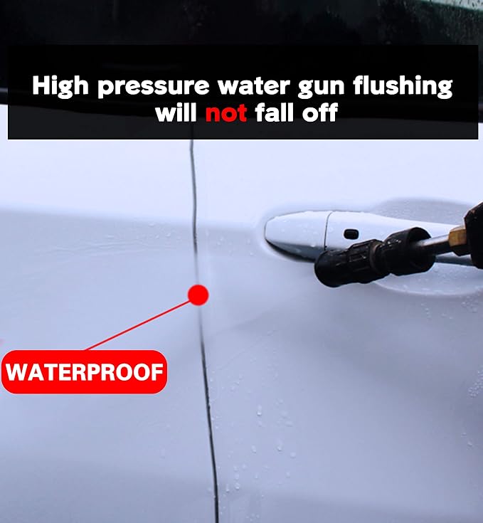 Car Door Edge Guard Invisible Automotive Sill Guard Protectors Anti-Scratch Adhesive Tape Waterproof Strips for Car Edge Protection (33Ft x 1.18', Transparent)