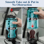 Car Cup Holder Expander, Cup Holder Extender Adapter with Expandable Arm and Adjustable Base, Compatible with Yeti Ramblers, Hydro Flasks, Stanley, Owala Most Coffee Mugs Bottles & Cups (CUP-T-1pack)