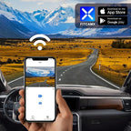 Front 4K+Rear 1080P Dash Cam Adapts for GMC Sierra 2020-2026 (HD2-6275, Small Cover) 1500 2500HD 3500HD, OEM Look, Dual HD Video, WiFi & APP, Loop Recording, G-Sensor, Easy to Use, 128GB Card