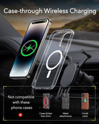 Wireless Car Charger, 15W Fast Charging Phone Mount for Car Vent, Car Phone Holder with Enlarged Charging Coil for iPhone 15 14 13 12 11 10 8 Pro Max Xs, Samsung Galaxy S&Note Series Google LG