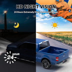HD Backup Camera Rear View License Plate Reverse Camera Universal for Pickup Truck Car SUV 149° Perfect Angle Night Vision IP69K Level Waterproof A1XT02