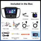 8Core 4G+64G Car Radio for Ford Escape 2013-2019: CarPlay Android Auto | Upgrade Android 15 9" Touchscreen Stereo, BT, WiFi 6, GPS, AM, FM, RDS, 36EQ, SWC, 1080P Backup Camera