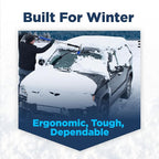 39" Ice Scrapers for Car Windshield | Snow Brush for Car | Extendable Car Snow Brush and Detachable Ice Scraper | Snow Remover for Cars, SUVs, & Trucks | 180 Degree Rotating Winter Brush