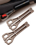 Seat Gap Filler with Storage, Universal Seat-Gap Filler, Double-Slot Organizer Prevents Phones, Keys & Coins from Falling, for Most Cars, Trucks, and Suvs (2set Brown)