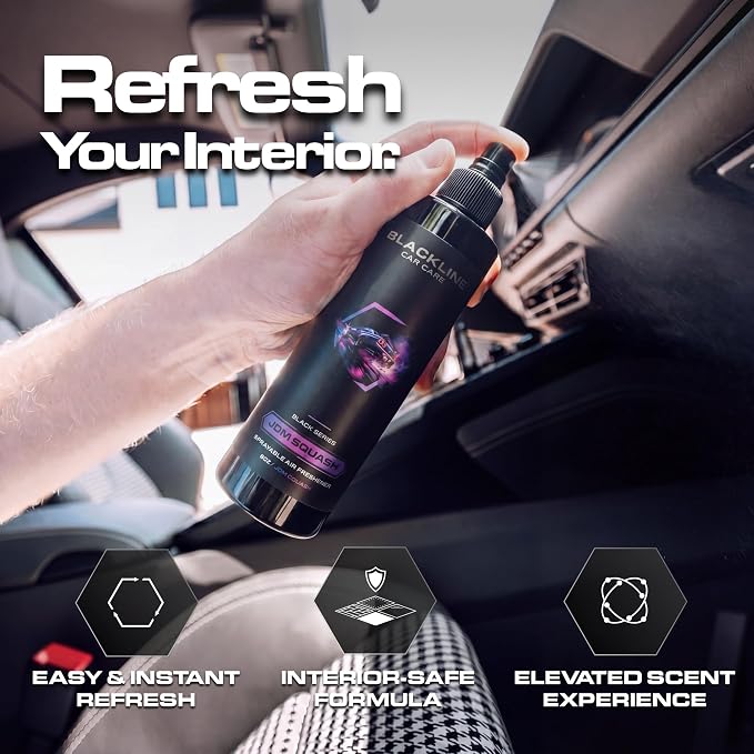 JDM Squash Car Air Freshener Spray, Premium Odor Eliminator for Cars, Trucks, RVs, SUV, or Home Use - 8 fl OZ - Air Freshener - JDM Squash Spray