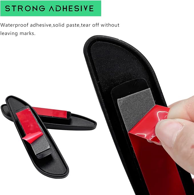 2PCS Blind Spot Car Mirror, Rectangular HD Glass Wide Angle Rearview Mirror with Adjustable Stick, Long Framed ABS Housing Convex Side Rear View Mirrors for Car SUV Truck (2 PCS)