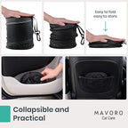 2 Pack, 1 Gallon Car Trash Can | Waterproof Collapsible Pop-Up Car Bin (2 Pack, 1 gal)