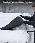 3W Windshield Cover for Ice and Snow, Waterproof Anti-Frost Windshield Snow Cover for Cars SUV/Truck/Van, Graphene-Insulated Car Accessories X-Large(78"x45")