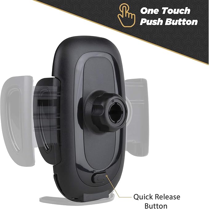 SUHV-XCES0 Select Vent Mount Phone Holder Cradle for Car or Truck - Universal Hands-Free Mount for Car Dashboard Air Vents - Vehicle Cell Phone Holder for iPhone or Android Smartphones